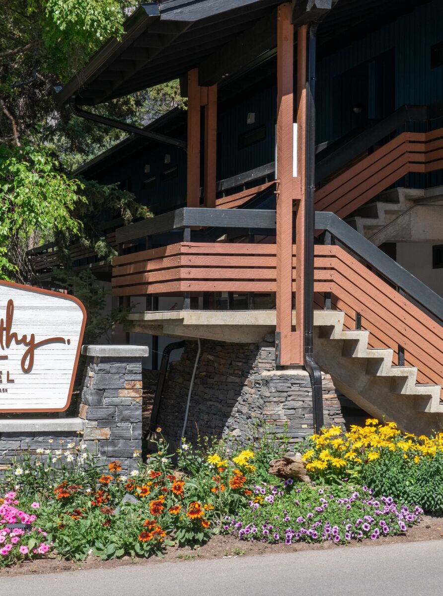 The Dorothy Motel on Banff Avenue in Banff National Park